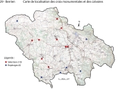 Les croix monumentales et calvaires de la commune de Berrien