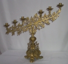 Paire de chandeliers d'église