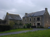 Alignement de maisons, la Ville Durand (Pleurtuit)