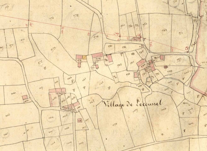 Écart de Lécoussel (Saint-Étienne-en-Coglès fusionnée en Maen Roch en 2017)
