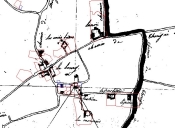 Les écarts et village sur la commune de Thorigné-Fouillard