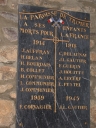 Tableau commémoratif des morts de la guerre 1914-1918
