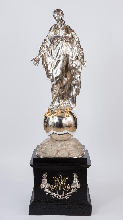 Statue de l'Immaculée Conception (orfèvre : Poussielgue-Rusant, Placide)