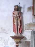 Statue : Christ aux outrages, Eglise Notre-Dame (Locmaria-Plouzané)