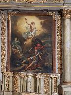 Tableau d'autel : Résurrection du Christ, église Saint-Martin (Saint-Martin-sur-Oust)