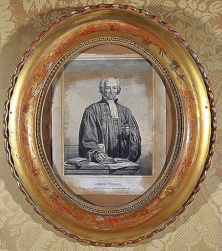 Estampe, cadre : Portrait de Toullier