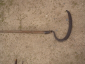 Outil de pêche au goémon : guillotine