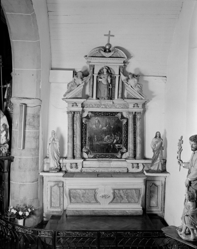 Ensemble du retable latéral sud