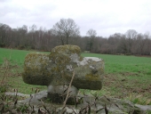 Croix de chemin, dite Croix Gabet, près de l'Aulne (Saint-Pierre-de-Plesguen fusionnée en Mesnil-Roc'h en 2019)
