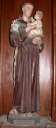 Statue : Saint Antoine de Padoue et l'Enfant
