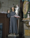 Statue sur tronc : saint Antoine de Padoue