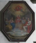 Tableau : La Sainte Parenté et la Trinité, église Notre-Dame (Missiriac)