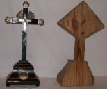 Croix-reliquaire de la Vraie Croix, dans sa boîte