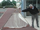 Outil de pêche à pied : havenet en croix