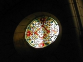 Ensemble des verrières de la coupole (baies 1000 à 1011) : 12 verrières décoratives