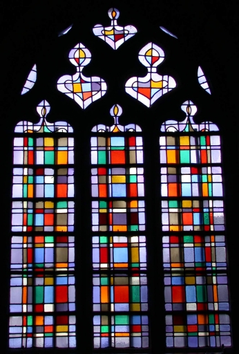 Ensemble de 4 verrières décoratives des baies 2, 4, 6, 8