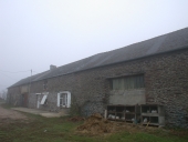 Maison et ferme, alignement de deux logis, la Besnerais (Iffendic)