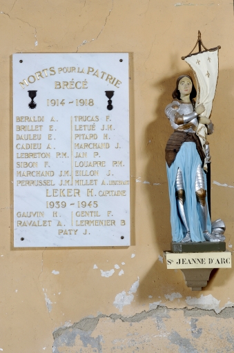 Tableau commémoratif des morts de la guerre 1914-1918