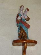 Statue (statuette, d'applique) : Vierge à l'Enfant
