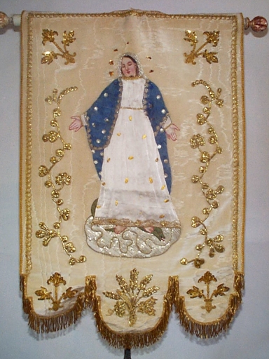 Bannière de procession : Immaculée Conception