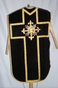 Ornement violet 3 : chasuble, étole, voile du calice