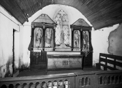 Autel ; gradins d'autel (2) ; retable (maître-autel)