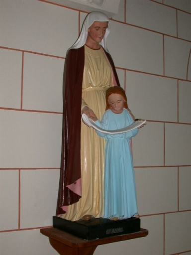 Statue : Education de la Vierge