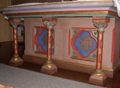 Autel, tabernacle, gradin d'autel