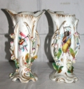 Paire de vases à fleurs