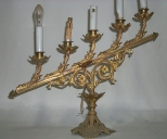 Paire 2 de chandeliers d'église