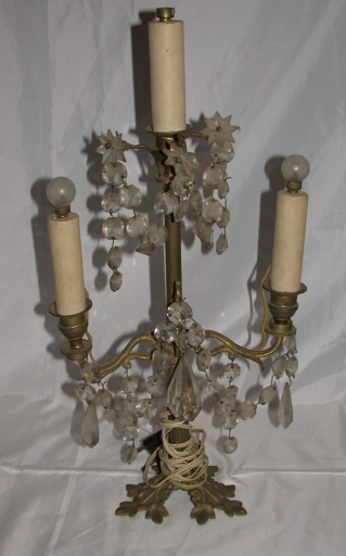 Paire 3 de chandeliers d'église