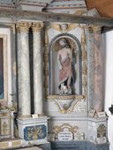 Statue : Saint Jean-Baptiste, chapelle de pèlerinage Notre-Dame de Quempé (Saint-Congard)