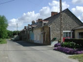 Alignement de maisons, la Croix Fleurie (Combourg)