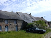 Alignement de cinq maisons, l'Osier (Plélan-le-Grand)