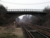 Pont de chemin de fer, R.D. 80, près de la Gare (Bonnemain)