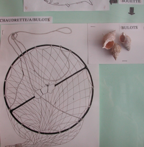 Outil de grande pêche : chaudrette à bulots