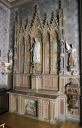 Ensemble de l'autel du Précieux Sang : autel, tabernacle, retable, gradin d'autel, 2 degrés d'autel