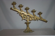 Paire 2 de chandeliers d'église