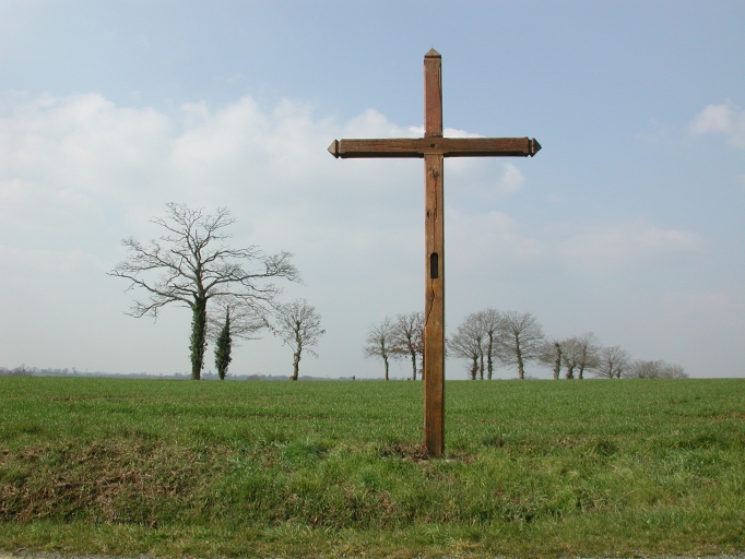 Croix de chemin dit du Moulin à vent anciennement croix Jacques Gicquaire, Crotigné (Nouvoitou)