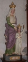 Statue sur socle : Education de la Vierge