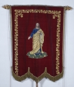 Bannière de procession : Christ, Immaculée Conception