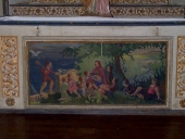 Devant d'autel : saint Jean Bosco (?), saint Jean-Baptiste de la Salle (?)