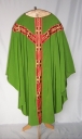 Ornement vert : chasuble