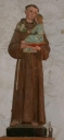 Statue sur culot : Saint Antoine de Padoue et l'Enfant