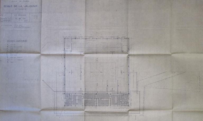 Gymnase de Bellevue, avenue du Pèlerin (Redon)