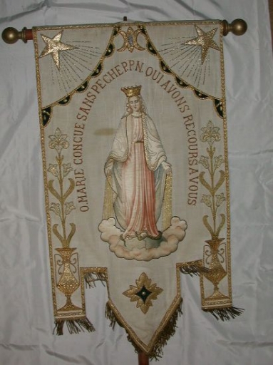 Bannière de procession 1 : Immaculée Conception