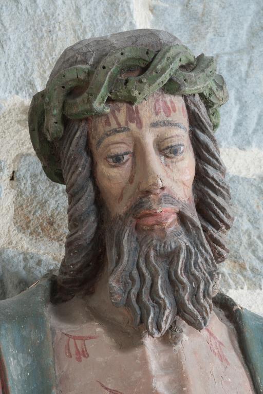 Statue : Ecce homo, chapelle Saint-Anne (Cléguérec)