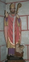 Statue sur socle : saint Nicolas