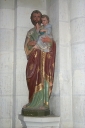 Statue : saint Joseph et l'Enfant Jésus