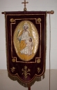 Bannière de procession : Saint Joseph et l'Enfant